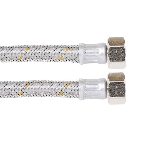 10mm Stainless Steel Gas Hose 1/2″ BSP FC x 1/2″ BSP FC (900mm)