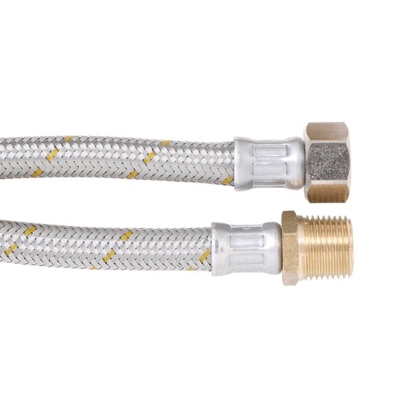 10mm Stainless Steel Gas Hose 1/2″ BSP FC x 1/2″ BSP M (300mm)