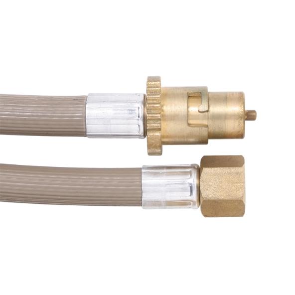10mm PVC Gas Hose 1/2″ BSP FF X Bayonet (1500mm)