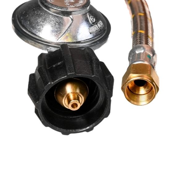 6260719-27 10mm Stainless Steel Hose & Regulator 2kg 3_8 SAE F x LCC27 900mm