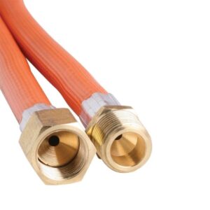 6HGB 6mm PVC Gas Hose 3/8" SAE F x 3/8" BSP M - Connections